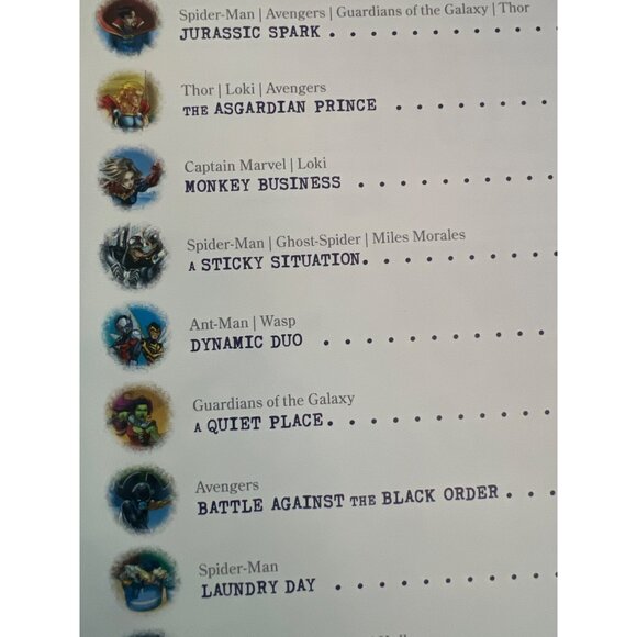 Marvel Storybook Collection: Guardians Of The Galaxy Comic Book See TOC - Picture 4 of 5